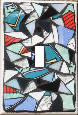 Light Switch cover plate shards